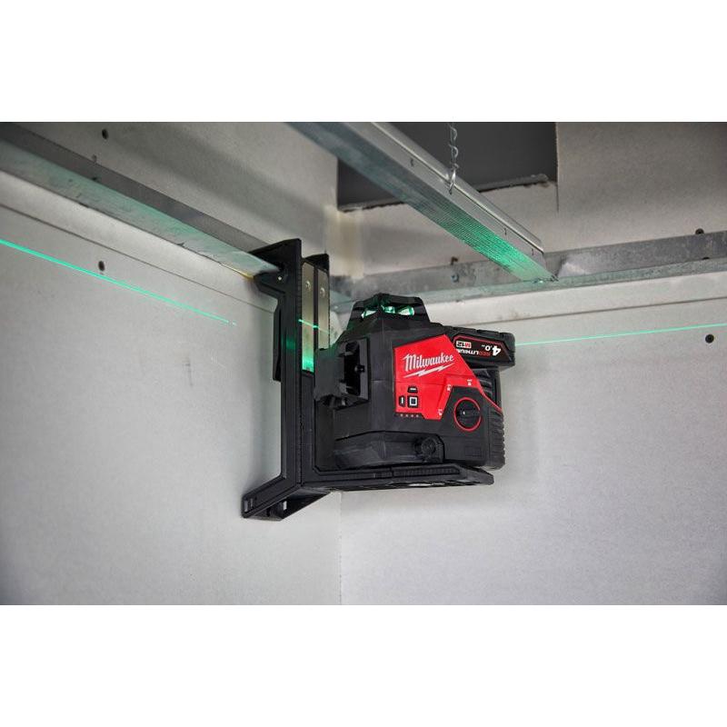 M123PLSKIT-401P - 360° 3-plane green laser, 12 V, 4.0 Ah, in PACKOUT case, with battery and charger, 4933499379