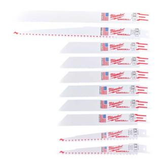 MILWAUKEE - 49222211 - Set of sabre saw blades SAWZALL (10 pcs.)