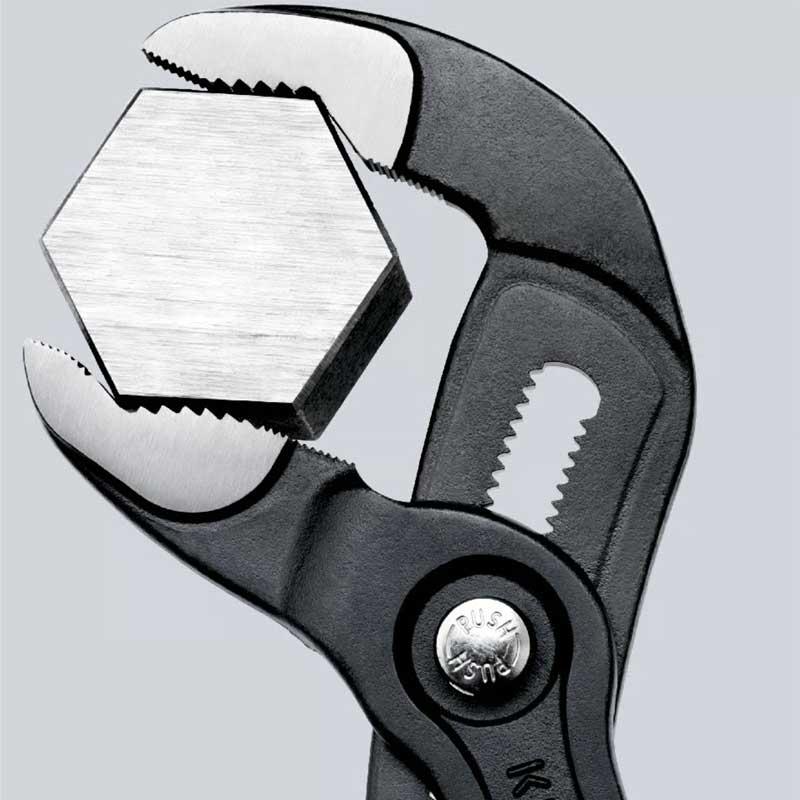 KNIPEX - Szczypce nastawne do rur Cobra® z uchwytem PVC - 87 01 250 ✔