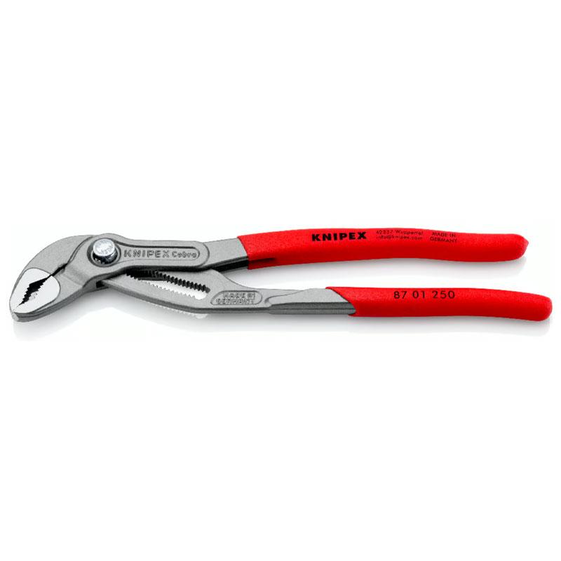 KNIPEX - Cobra® Adjustable Pipe Pliers with PVC Handle - 87 01 250 ✔