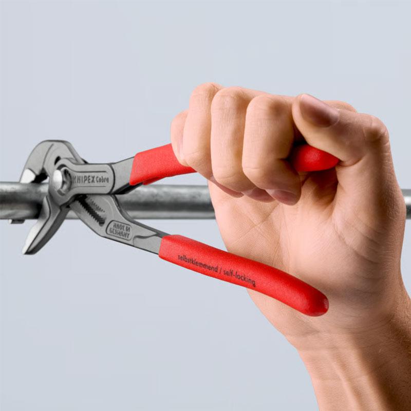 KNIPEX - Cobra® ES Adjustable Pipe Pliers - 87 51 250 ✔