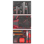 CM.START-3TM3 - Set of 261 tools - 3 foam modules, in a storage system for 3 trolley drawers