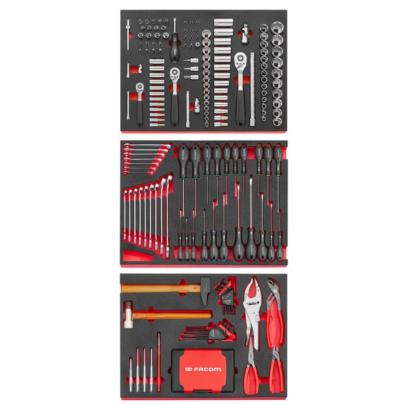 CM.START-3TM3 - Set of 261 tools - 3 foam modules, in a storage system for 3 trolley drawers