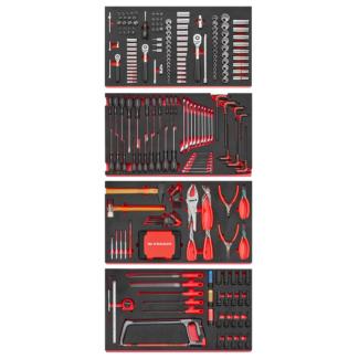 CM.START-4TM4 - Set of 228 tools - 4 foam modules, in a storage system for 4 trolley drawers