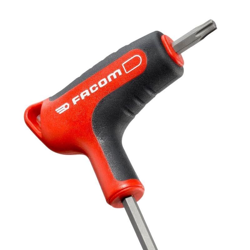 89XGRP.J6PB - Zestaw kluczy trzpieniowych z rękojeścią, OGV® GRIP, TORX®, T8 - T30 (6 szt.)