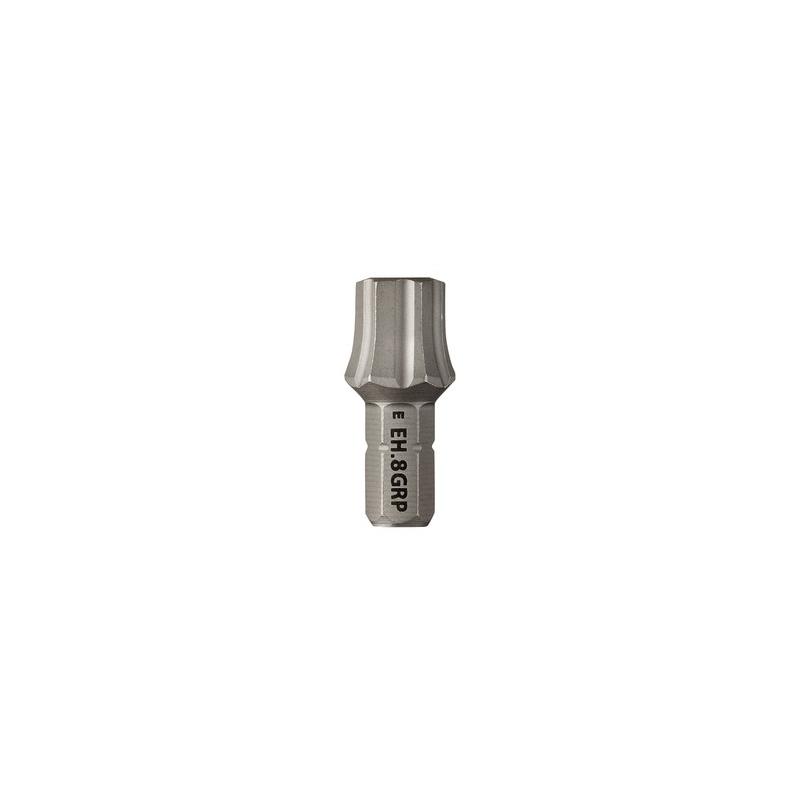EH.8GRP - Końcówka do obrobionych śrub 6-kątnych OGV® GRIP, 8 mm