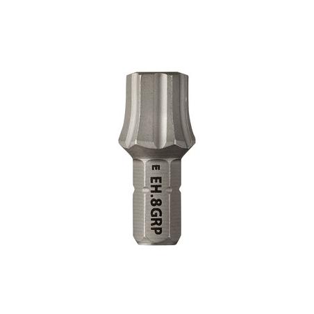 EH.8GRP - Końcówka do obrobionych śrub 6-kątnych OGV® GRIP, 8 mm