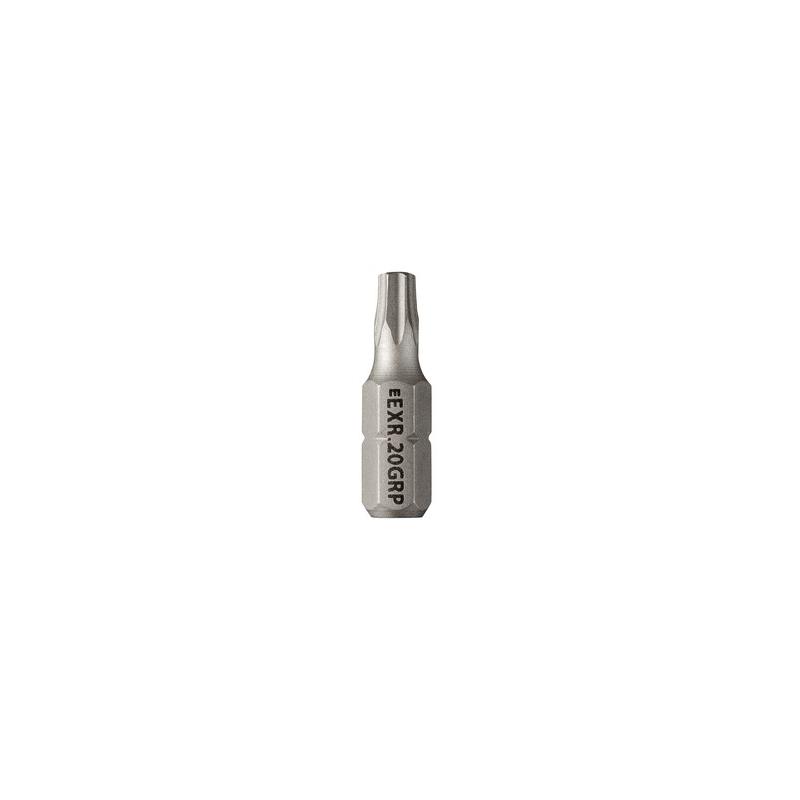 EXR.20GRP - Końcówka do obrobionych śrub Resistorx® OGV® GRIP, TT20