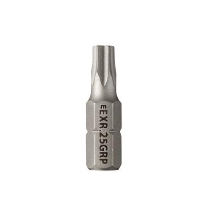 EXR.25GRP - Końcówka do obrobionych śrub Resistorx® OGV® GRIP, TT25