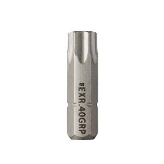 EXR.40GRP - Resistorx® OGV® GRIP Bit for Damaged Screws, TT40