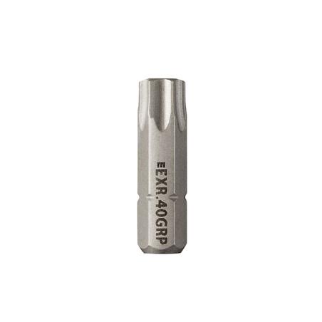EXR.40GRP - Resistorx® OGV® GRIP Bit for Damaged Screws, TT40