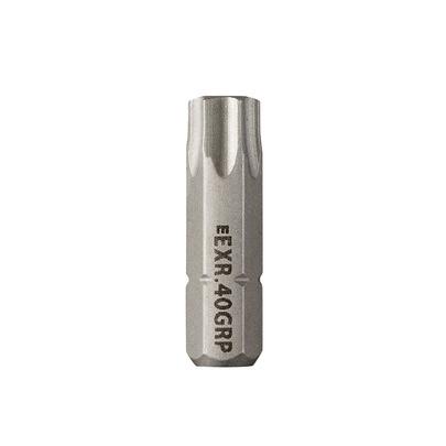 EXR.40GRP - Resistorx® OGV® GRIP Bit for Damaged Screws, TT40