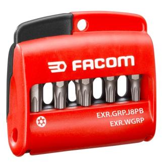 EXR.GRP.J8PB - Zestaw końcówek do obiobionych śrub Resistorx® OGV® GRIP, TT10 - TT40