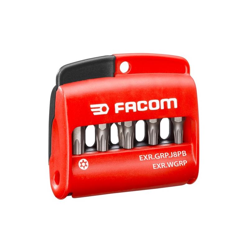 EXR.GRP.J8PB - Zestaw końcówek do obiobionych śrub Resistorx® OGV® GRIP, TT10 - TT40