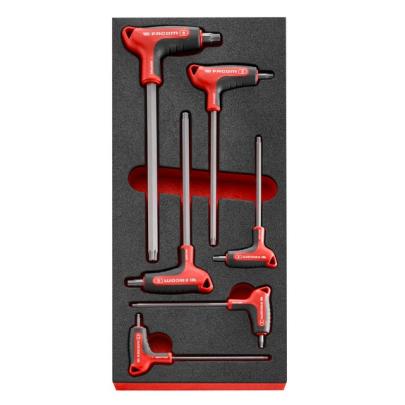 MODM.84HGRP - OGV® GRIP Hex Key Set, 2.5 - 8 mm (6 pcs.), foam insert