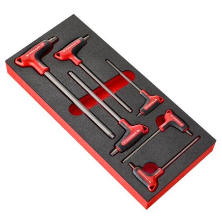 MODM.84HGRP - Moduł kluczy trzpieniowych 6-kątnych OGV® GRIP, 2,5 - 8 mm (6 szt.), wkładka piankowa