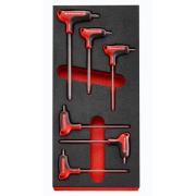 MODM.89XGRP - Moduł kluczy trzpieniowych TORX® OGV® GRIP, T8 - T30 (6 szt.), wkładka piankowa