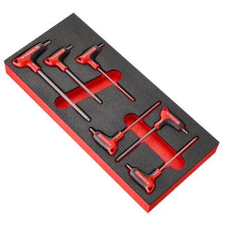 MODM.89XGRP - Moduł kluczy trzpieniowych TORX® OGV® GRIP, T8 - T30 (6 szt.), wkładka piankowa