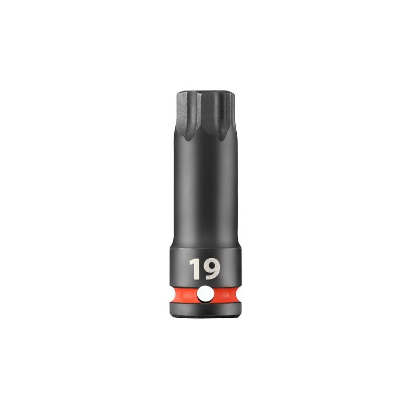 NSH.19GRP - Nasadka udarowa 1/2" trzpieniowa do obrobionych śrub 6-kątnych OGV® GRIP, 19 mm