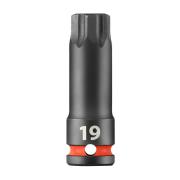 NSH.19GRP - Nasadka udarowa 1/2" trzpieniowa do obrobionych śrub 6-kątnych OGV® GRIP, 19 mm