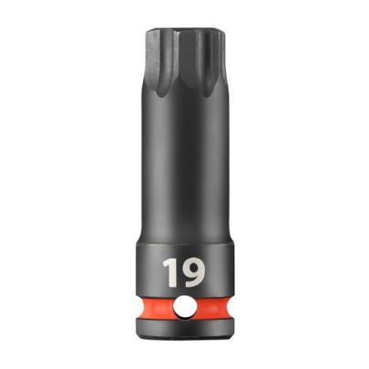 NSH.19GRP - 1/2" Shank Impact Socket for OGV® GRIP Machined Hex Bolts, 19 mm