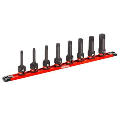 NSH.GRP.J8PB - 1/2" Shank Impact Socket Set for OGV® GRIP Machined Screws, 6 - 17 mm (8 pcs)