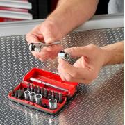 R1PICOGRPPB - OGV® GRIP 1/4" Screwdriver/Wrench Set with Compact R.180 Flex Ratchet, 6 - 13 mm Sockets