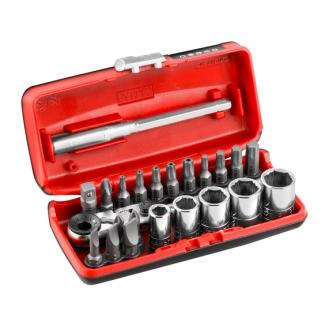 R1PICOGRPPB - OGV® GRIP 1/4" Screwdriver/Wrench Set with Compact R.180 Flex Ratchet, 6 - 13 mm Sockets