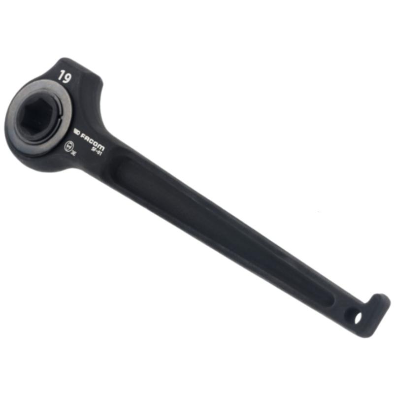 SF.01 - Ratchet wrench for scaffolding and scaffolding, 19 mm