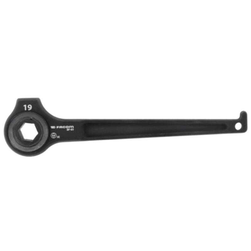 SF.01 - Ratchet wrench for scaffolding and scaffolding, 19 mm