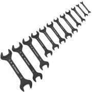 48.JE12T - Set of 12 heavy-duty open end wrenches, 5.5x7 - 30x32 mm