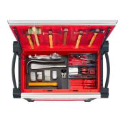 JET.CRTCAR2 - Sheet metal work tool set in foam modules with JET.CRT5M4A mobile workstation