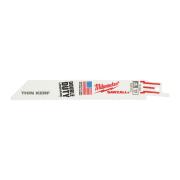 MILWAUKEE - 48005182 - Brzeszczot do metalu THIN KERF, Bi-metal, Co, 150 mm 14 TPI (5 szt.)