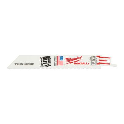 MILWAUKEE - 48005182 - Brzeszczot do metalu THIN KERF, Bi-metal, Co, 150 mm 14 TPI (5 szt.)