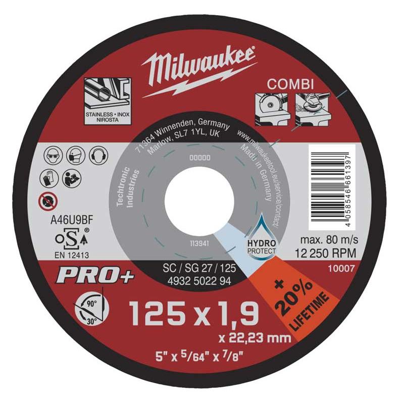 4932502294 - Combi Cutting & Grinding Discs PRO+, 125 x 1.9 x 22.23 mm (1 pc.)