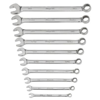 SOEX710 - Zestaw kluczy oczkowo-płaskich Flank Drive® Plus, 5/16" - 7/8" (10 szt.)