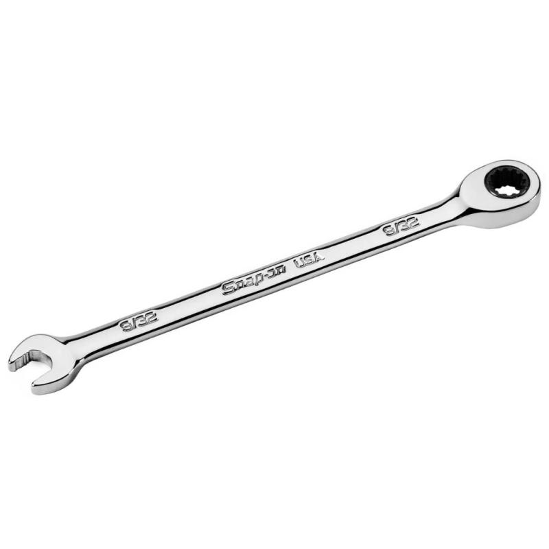 SOSR9 - Klucz oczkowo-płaski grzechotkowy Flank Drive® Plus, profil Spline, 9/32"