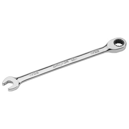 SOSR11 - Klucz oczkowo-płaski grzechotkowy Flank Drive® Plus, profil Spline, 11/32"
