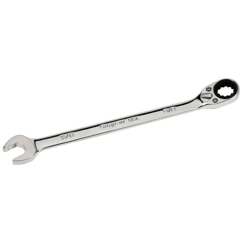 SOSRR12 - Klucz oczkowo-płaski grzechotkowy Flank Drive® Plus, profil Spline, 3/8"
