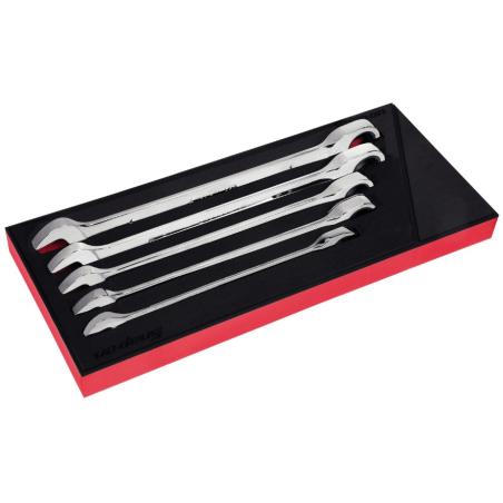SOXR02FBRA - Zestaw kluczy oczkowo-płaskich grzechotkowych Flank Drive® Plus, 3/4" - 1" (5 szt.)