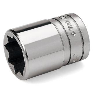 SW432 - Nasadka 1/2" 8-kątna, krótka, calowa, 1"