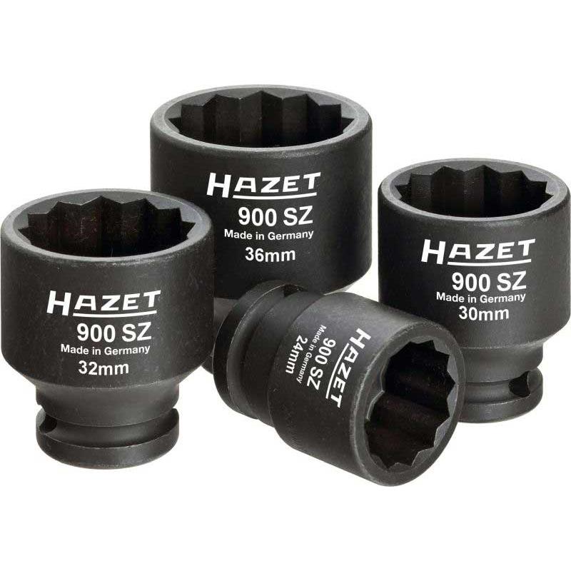 900SZ/4 - Zestaw nasadek udarowych 1/2", 24 - 36 mm (4 szt.)