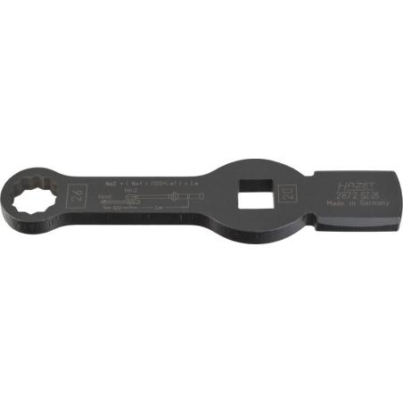 2872SZ-26 - Klucz oczkowy udarowy 12-kątny 3/4" z 2 powierzchniami udarowymi, 26 mm