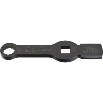 2872SZ-27 - Klucz oczkowy udarowy 12-kątny 3/4" z 2 powierzchniami udarowymi, 27 mm