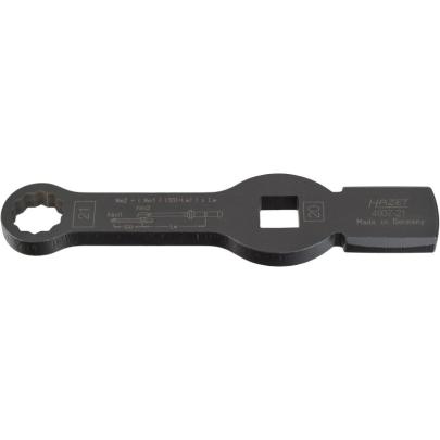 4937-21 - Klucz udarowy oczkowy 12-kątny z 2 powierzchniami udarowymi, 21 mm