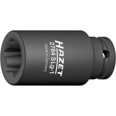 2784SLG-1 - Nasadka udarowa 1/2" profil specjalny, rowkowy, bardzo długa, 39 mm
