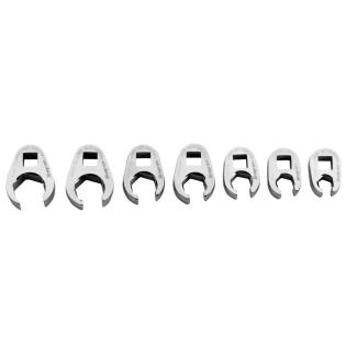 207SFRH - Zestaw kluczy pazurowych 3/8" 6-kątnych, oczkowo-otwartych, 3/8" - 3/4" (7 szt.)