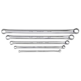 XDHF605 - Zestaw kluczy oczkowych prostych długich Flank Drive® High-Performance, 1/4"x5/16" - 11/16"x13/16" (5 szt.)