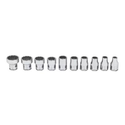 110RT - Zestaw nasadek 1/4" 12-kątnych, niskoprofilowanych, 3/16" - 9/32" (10 szt.)