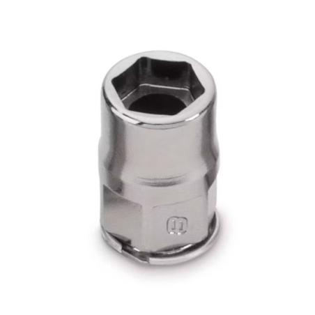 RTSM8 - Nasadka 1/4" 6-kątna, niskoprofilowa, metryczna, 8 mm